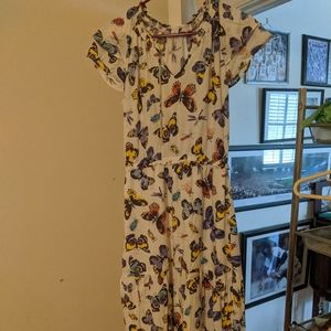 Maxi Butterfly Dress